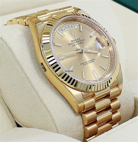 rolex day date oyster perpetual 40|pre owned rolex president 40mm.